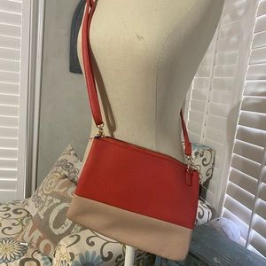Women’s crossbody coral bag